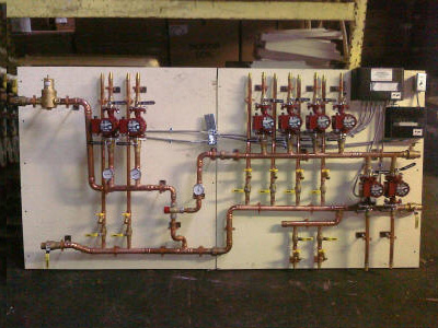 Syracuse, NY Pre-Fab Pump Module | Heat Pump System 11 | heat pump systems 8 zone | Krell Distributing