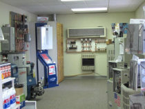 Syracuse, NY Krell Distributing radiant floor heating showroom