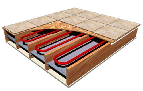 Under Wood Radiant Flooring from Krell Distributing