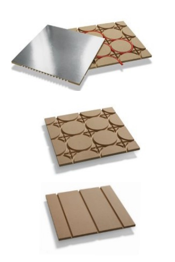 radiant heat panels examples from krell distributing